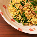 bb☆'s cooksnap of when they made ニラと挽肉の焼きそば.