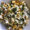 ▼シ・マーヌ▲'s cooksnap of when they made 納豆と大根の葉チャーハン.