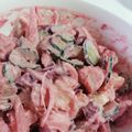 ヘタ子's cooksnap of when they made 新ジャガとビーツのポテトサラダ.