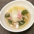 千嘉パワフルママ's cooksnap of when they made トロトロ新たまねぎとベーコンのスープ.
