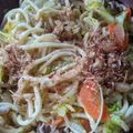 yuriレシピ's cooksnap of when they made 海鮮焼きうどん.