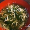 Funtrap's cooksnap of when they made ダイエット！やせるお味噌汁☆水菜しらす.