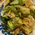 hanaの備忘録's cooksnap of when they made 水菜とアボカドのさっぱり☆ツナ豆腐サラダ.