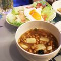 白カンガルー's cooksnap of when they made とろとろネバネバ☆納豆春雨梅スープ.