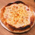 ネコたぬき's cooksnap of when they made かにとエビのクリームグラタンピザ.