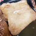 ぴょん吉Cafe's cooksnap of when they made 豆腐と豚挽き肉あんの稲荷煮。.