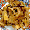 クックT6PTKP☆'s cooksnap of when they made 捨てないで！大根の皮の塩昆布炒め.