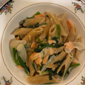 sytak's cooksnap of when they made 10分完成！サーモンとほうれん草のペンネ.