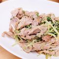 かほus's cooksnap of when they made 豚肉と水菜のゆず胡椒炒め.