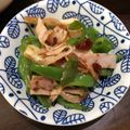 ゆーのめ's cooksnap of when they made ピーマンとベーコンのペペロン炒め 超簡単.