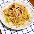 itsui's cooksnap of when they made シンプルイカ塩焼きそば.