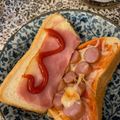 りんごⓒ's cooksnap of when they made ピザ風トースト(*^_^*).