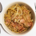 りんごの話's cooksnap of when they made 玉ねぎとハムの和風パスタ.