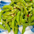 morimori50's cooksnap of when they made 枝豆とニンニクと唐辛子蒸し焼き.