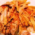 ひなた１０１６'s cooksnap of when they made ごぼうと豚肉の甘辛煮.