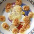 こよんた's cooksnap of when they made レンチンで簡単チーズのさくさくお菓子♥.