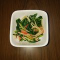 おいちょぷー's cooksnap of when they made 水菜とかにかまのしそポン酢和え.