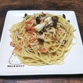 紀伊彩陽's cooksnap of when they made 桜エビ漁師が作る！桜エビとキノコパスタ！.