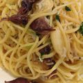 410's cooksnap of when they made ＊ホタルイカとほうれん草のペペロンチーノ.