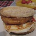 マユマユ工房's cooksnap of when they made 照り焼きがんもバーガー.