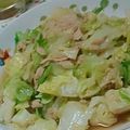 Cihan's cooksnap of when they made 春キャベツとツナのレンジ蒸し.