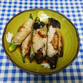 ととろ＆めい's cooksnap of when they made 野菜の豚肉巻き揚げ浸し.