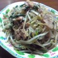 カナちょび☆★'s cooksnap of when they made 簡単！豚ニラもやし炒め☆.
