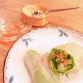 kiiroshiro's cooksnap of when they made 簡単♡カラフル野菜と海老の生春巻き♡.