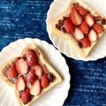 ふたごゆき's cooksnap of when they made 小倉いちごトースト♡ミルクジャムがけ.
