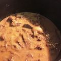 ame-ikuru's cooksnap of when they made ■牛肉ときのこのマスタードクリーム煮■.