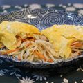 タモちゃん's cooksnap of when they made もやし柚子胡椒＆お酢さっぱり炒めオムレツ.