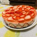 クックV36Y2G☆'s cooksnap of when they made ストロベリーレアチーズケーキ.