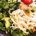 konochin's cooksnap of when they made ヘルシー☆簡単☆和風サラダうどん.