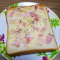 ＊なぁ＊'s cooksnap of when they made 簡単★ベーコントースト！.