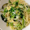 クックVOEKF4☆'s cooksnap of when they made 簡単★春キャベツとしらすのペペロンチーノ.