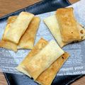 ジョルナダ比呂's cooksnap of when they made 春巻の皮とプリンで作る☆簡単バナナパイ.