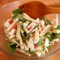 レモネード滝's cooksnap of when they made 水菜と長芋の梅さっぱりサラダ.