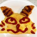 マコミコ's cooksnap of when they made オムライスを可愛く♪.