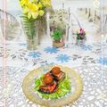 sakuraロゼット's cooksnap of when they made ナスとスモークサーモンのミルフィーユ✿.