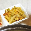 Chiccoちこ's cooksnap of when they made ちくわとたくあんのネギマヨ炒め.