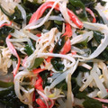 猫太朗さん's cooksnap of when they made 簡単副菜♪もやしとわかめのさっぱり和え.