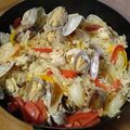 料理は嫌いじゃない♪'s cooksnap of when they made 激ウマで簡単豪華☆フライパンパエリア☆.
