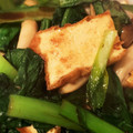 micchel's cooksnap of when they made 小松菜としめじと厚揚げのポン酢炒め.