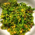 ぶーたろさん's cooksnap of when they made かつお節で浸け汁が絡む♪菜の花の辛子和え.