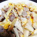 まめひな's cooksnap of when they made 簡単！たけのこと豚バラのオイスター卵とじ.