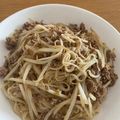 確かさぼてん's cooksnap of when they made 素麺で★ひき肉油そば風.
