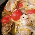 sei460407's cooksnap of when they made 超簡単！鯛のお頭アクアパッツァ.