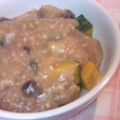 みや☆なな's cooksnap of when they made かぼちゃのきのこ味噌あんかけ.