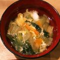 ☆う～の☆'s cooksnap of when they made チンゲン菜と卵の味噌汁.