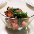 ☆♪chieko♪☆'s cooksnap of when they made 磯の香り**ほうれん草とトマトのナムル.